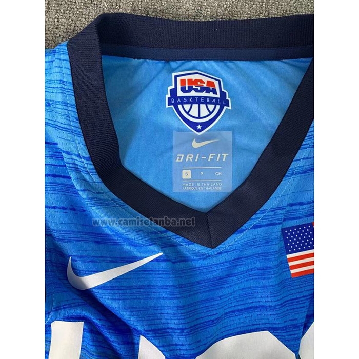 Camiseta USA 2021 Kevin Durant #7 Azul